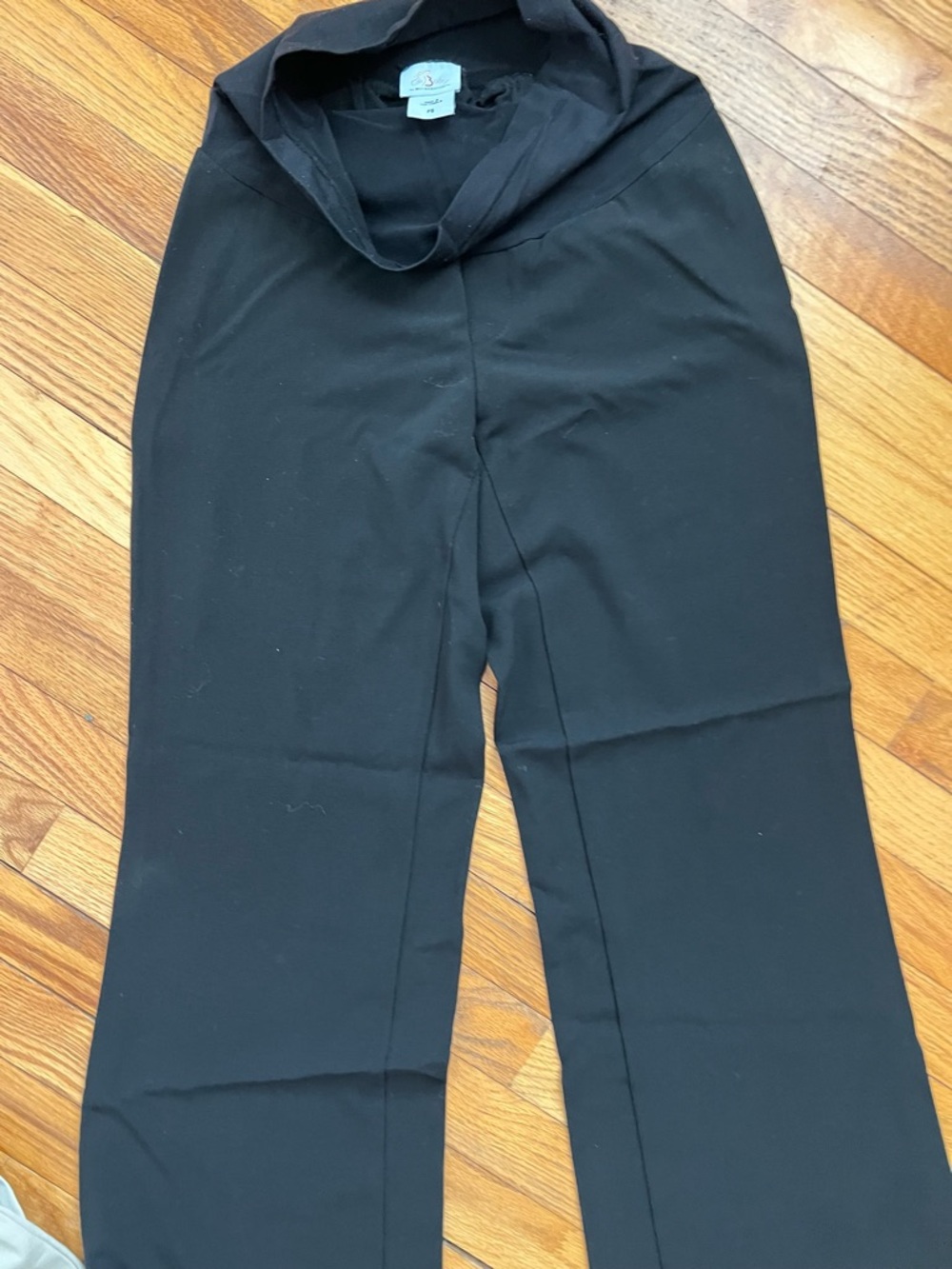 Oh Baby! Motherhood maternity Black Pull-On stretch dress Pants